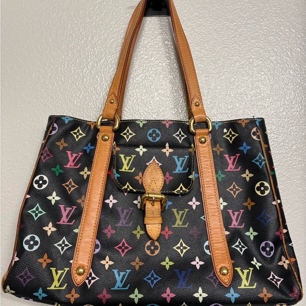 Louis Vuitton Takashi Murakami Aurelia
MM Black Multicolor Tote Bag/Shoulder Bag